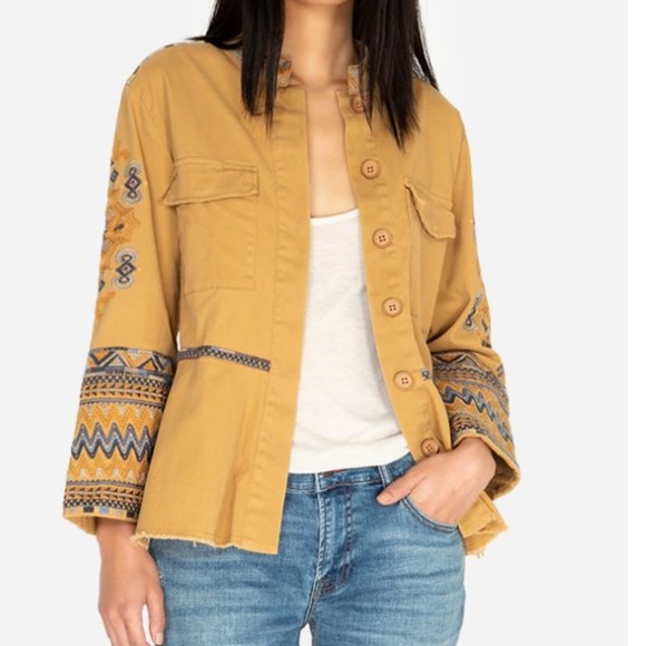 Johnny Was Military Jacket